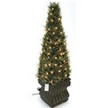 Good Tidings Topiary Cypress Obelisk 100 Light Tree