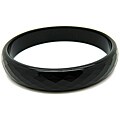 Pearlz Ocean 2.5-inch Black Onyx Faceted Bangle