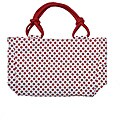 Red Polka Dot Canvas Bag (China)