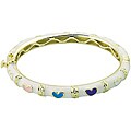 Goldtone and Multi-colored Enamel Baby Bracelet