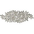 Cano Refined Stellux Stone Leaves Brooch