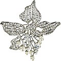 Cano Elegant Cubic Zirconia and Stellux Stones Brooch