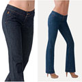 Ilusion Women's Wide-Leg Trouser Jeans
