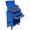 Excel 24-inch Chest and Roller Cabinet Combination with Five All Bearing ...