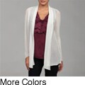 Kasper Women's Ribbed Detail Cardigan