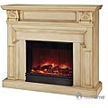 Real Flame Kristine White Antique Electric Fireplace