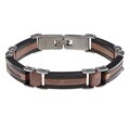 La Preciosa Rose Gold Overlay Greek Key Pattern Bracelet