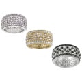 Rhodium-plated 1/4ct TDW Diamond Eternity Band