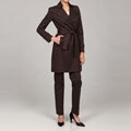 Anne Klein Women's Double-breasted Belt Pant Suit