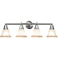 Woodbridge Lighting Hudson Glen 4-light Satin Nickel Bath Bar