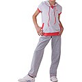 Cotton Drawstring Pants and Lightweight Short-sleeve Hoodie Set
