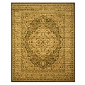 Green Medallion Kars Tabriz Rug (5'3 x 7'7)