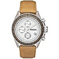 Fossil Men's 'Decker' Leather Strap Chronograph Watch