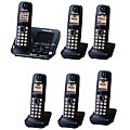 Panasonic KX-TG7626B Cordless Phone Link-to-Cell Bluetooth Answering System 6...