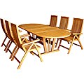 Royal Tahiti 'Saragossa' 8-piece Outdoor Dining Set