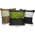 Audrey Bow Faux Silk Pillow