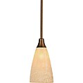 Woodbridge Lighting 1-light Marbled Bronze Mini Pendant