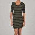 Tiana B Women's Striped Hooded Dress