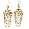 ELYA Designs Goldtone Multi-strand Dangle Earrings