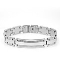Stainless Steel Men's Polished Link Bracelet