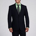Tommy Hilfiger Men's Slim Fit Navy Pinstripe 2-button Wool Suit
