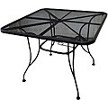 Wicker Lane 36-inch Square Wrought Iron Dining Table