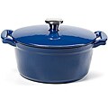Sabatier Blue 3.5-Quart Cast Iron Dutch Oven