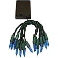 Good Tidings 22713 Light Set LED Battery Operated M5 20 Blue Green Wire