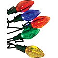 Good Tidings 21702 Light Set LED C7 25 Transparent Multi Green Wire