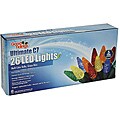 Good Tidings 21605 Light Set LED C7 25 Diamond Cut Multi Green Wire