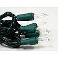 Good Tidings 10101 Light Set Super Bright 35 Clear Green Wire