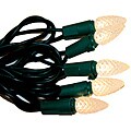 Good Tidings 20620 Light Set LED C3 70 Warm White Green Wire (12x4x4)