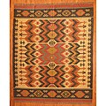 Indo Tribal Kilim Wool Rug (8' x 10')