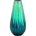 Casa Cortes Mykonos Tall Ceramic Vase - Aqua