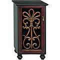 Tuscan Scroll Door Cabinet Accent Table