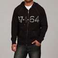 Seven7 Men's Raw Edge Zip Up Hoodie