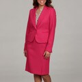 Nine West Women's 2-piece Tweed Cuff Skirt Suit