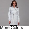 Miss Sixty Women's Zip-front Cinched Belted Coat