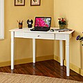 48" Wood Corner Desk - White