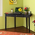 48" Wood Corner Desk - Black