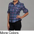 Envy Me Junior's Plaid 2-Pocket Top