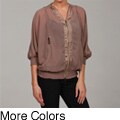 Anama Women's Elbow Sleeve Zip Front Jacket