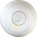 ARDA GLASSWARE Allure Alabaster White/Pearl Large Shallow Bowl