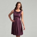 Adrianna Papell Women's Ice Plum Beaded Dress