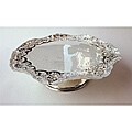 Lace Small Footed Cake Tray by Arda Glassware