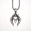 Bico Australia Fine Grade Pewter Saburau Pendant Necklace