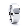 Men's Tungsten Carbide Faceted Design Ring (8 mm)
