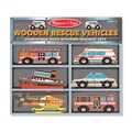 Melissa & Doug Wooden Rescue Vehicle Toys