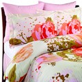 Isaac Mizrahi Pink Cotton Sateen 6-piece King-size Comforter Set