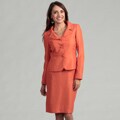 Tahari Women's Clementine Sequined Skirt Suit